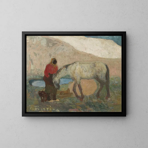 Laveuses dans les marais ou Les amis - Pedro Figari — gerahmtes Bild an der Wand