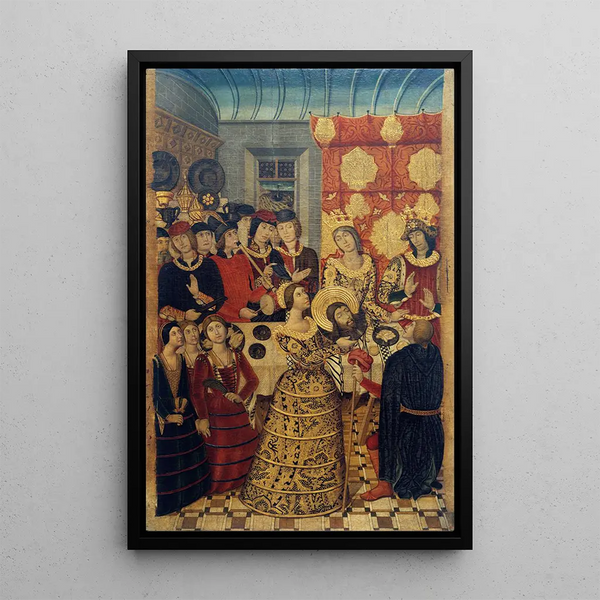 Le banquet d'Hérode - Pedro García de Benavarre — gerahmtes Bild an der Wand