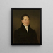 Portrait von Carl Johann Lorentz - Pehr Berggren — gerahmtes Bild an der Wand