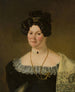Portrait von Sara Catarine Lorentz - Pehr Berggren — Ansicht des Kunstwerks