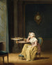 Der Wollspinner - Pehr Hilleström — Ansicht des Kunstwerks