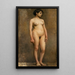 Modell weiblich nackt - Pekka Halonen — gerahmtes Bild an der Wand
