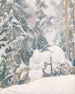 Winterlandschaft - Pekka Halonen — Ansicht des Kunstwerks