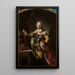 Portrait von Stanisław August Poniatowski, König von Polen - Per Krafft der Ältere — gerahmtes Bild an der Wand