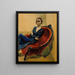 L'actrice - Per Krohg — gerahmtes Bild an der Wand