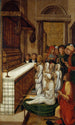 Sechs Auferstehungen vor den Reliquien des heiligen Stephanus - Pere Gasc — Ansicht des Kunstwerks