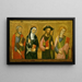 Saint Pierre, Sainte Claire, Saint Jacques le Majeur et Saint Jean l'Évangéliste - Pere Serra — gerahmtes Bild an der Wand
