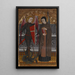 Saint Michel et Saint Amador - Pere Vall — gerahmtes Bild an der Wand