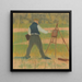 Permeke malend in Sint-Martens-Latem im April 1912 - Leon Spilliaert — gerahmtes Bild an der Wand