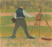 Permeke malend in Sint-Martens-Latem im April 1912 - Leon Spilliaert — Ansicht des Kunstwerks