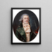 J. L. de Housse Surgeon - Peter Adolf Hall — gerahmtes Bild an der Wand