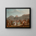 Markt auf dem Gemüsemarkt von Covent Garden - Peter Angelis — gerahmtes Bild an der Wand