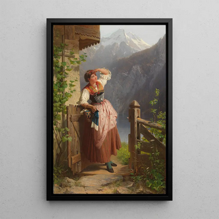 Peter Baumgartner - Ausschau haltendes Mdchen.webp