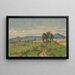 Ansicht von Unterliederbach - Peter Becker — gerahmtes Bild an der Wand