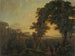 Italienisches Landschaftsgemälde am Nemi-See - Peter Birmann — Ansicht des Kunstwerks