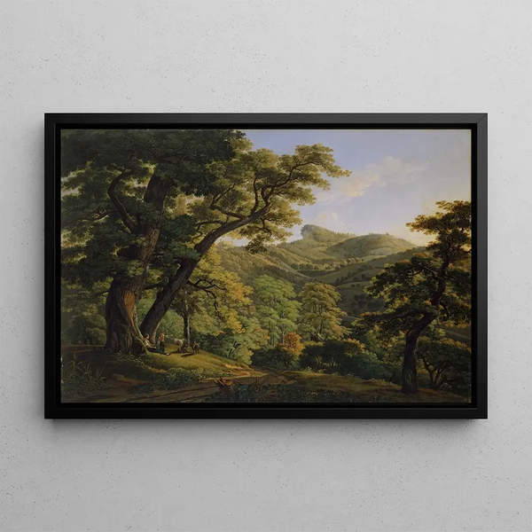 Neu-Schauenburg près de Pratteln - Peter Birmann — gerahmtes Bild an der Wand