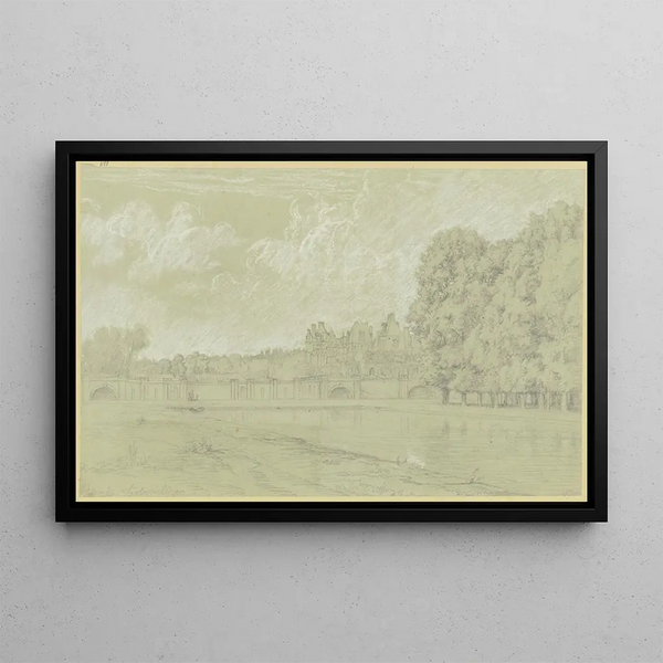 Peter Burnitz - Fontainebleau Schlo und Teich.webp