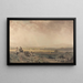Moissonneurs dans un paysage du Sussex - Peter DeWint — gerahmtes Bild an der Wand