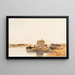 Abendstimmung am Foss Dyke bei Lincoln - Peter De Wint — gerahmtes Bild an der Wand