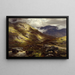 Schatten der Wanderer - Peter Graham — gerahmtes Bild an der Wand