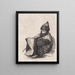 Un Druze - Peter Ilsted — gerahmtes Bild an der Wand