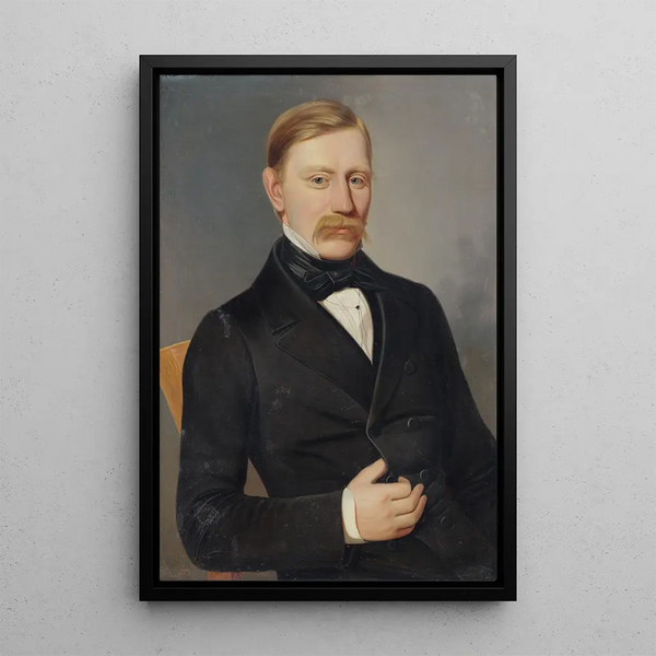 Portrait von August Horislav Krmry - Peter Michal Bohúň — gerahmtes Bild an der Wand