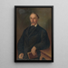 Portrait de J Vavrean - Peter Michal Bohúň — gerahmtes Bild an der Wand