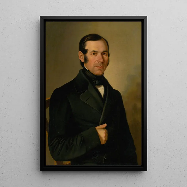 Portrait von Juraj Ipka, einem majestätischen Lehrer - Peter Michal Bohúň — gerahmtes Bild an der Wand