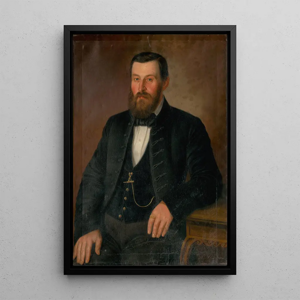 Portrait de Klein - Peter Michal Bohúň — gerahmtes Bild an der Wand