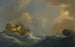 Ein Schiffsunglück bei stürmischer See Ein weiteres Schiff in der Ferne - Peter Monamy — Ansicht des Kunstwerks