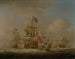 Männer im Krieg und ein Sloop - Peter Monamy — Ansicht des Kunstwerks