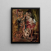 Alexandre und Roxane - Peter Paul Rubens — gerahmtes Bild an der Wand