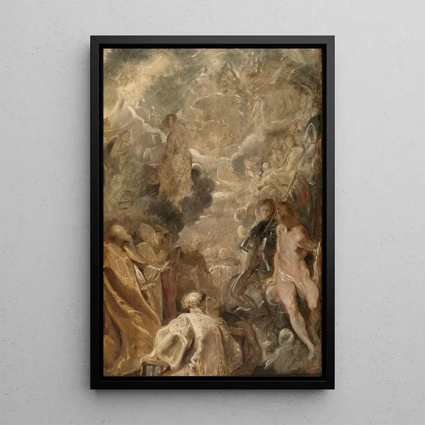 Alle Heiligen - Peter Paul Rubens — gerahmtes Bild an der Wand