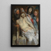 Christus auf der Strohhütte - Peter Paul Rubens — gerahmtes Bild an der Wand