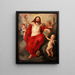 Der triumphierende Christus über Tod und Sünde - Peter Paul Rubens — gerahmtes Bild an der Wand