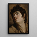 Kopf eines jungen Mannes - Peter Paul Rubens — gerahmtes Bild an der Wand