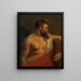 Torso des Mannes - Peter Paul Rubens — gerahmtes Bild an der Wand