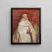 Matthaeus Yrsselius 1541-1629 Abt der Abtei Saint-Michel in Antwerpen - Peter Paul Rubens — gerahmtes Bild an der Wand
