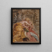 Die Frieden, die die Fülle umarmt - Peter Paul Rubens — gerahmtes Bild an der Wand