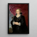 Portrait einer Dame - Peter Paul Rubens — gerahmtes Bild an der Wand
