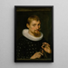 Portrait eines Mannes, möglicherweise Architekt oder Geograph - Peter Paul Rubens — gerahmtes Bild an der Wand