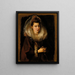 Portrait einer jungen Frau - Peter Paul Rubens — gerahmtes Bild an der Wand