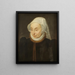 Portrait von Adriana Gras - Peter Paul Rubens — gerahmtes Bild an der Wand