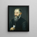 Portrait de Jacobus Moretus - Peter Paul Rubens — gerahmtes Bild an der Wand