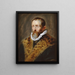 Portrait de Juste Lipse - Peter Paul Rubens — gerahmtes Bild an der Wand
