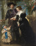 Rubens, seine Frau Hélène Fourment und ihr Sohn Frans - Peter Paul Rubens — Ansicht des Kunstwerks
