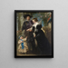 Rubens, seine Frau Hélène Fourment und ihr Sohn Frans - Peter Paul Rubens — gerahmtes Bild an der Wand