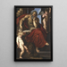 Saint Jérôme in seiner Einsiedelei - Peter Paul Rubens — gerahmtes Bild an der Wand
