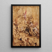 La montée au Calvaire Le portement de croix - Peter Paul Rubens — gerahmtes Bild an der Wand