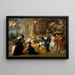 Der Garten der Liebe - Peter Paul Rubens — gerahmtes Bild an der Wand